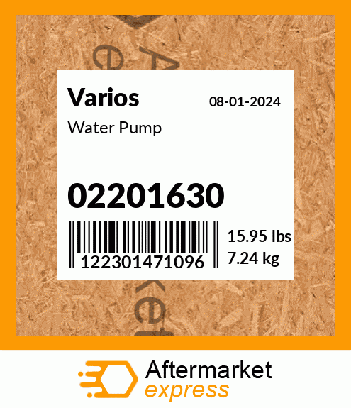 Spare part 02201630 + Water Pump