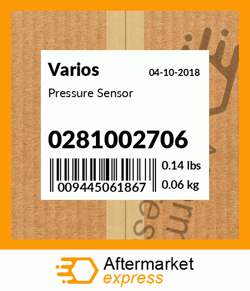 Spare part 0281002706 + Pressure Sensor