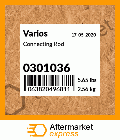 Spare part 0301036 + Connecting Rod