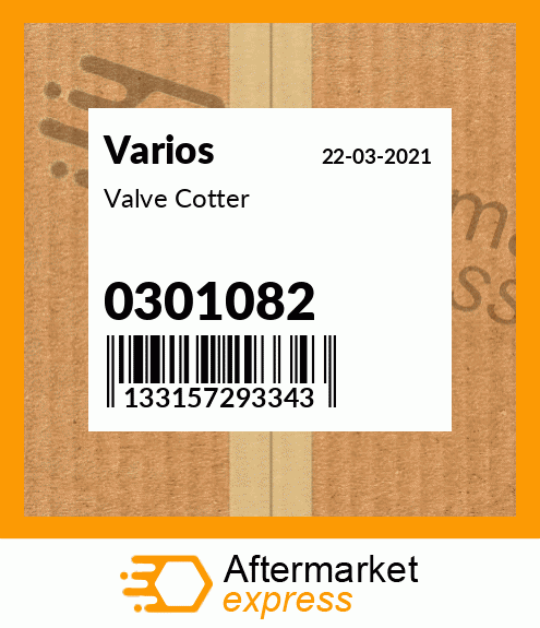 Spare part 0301082 + Valve Cotter