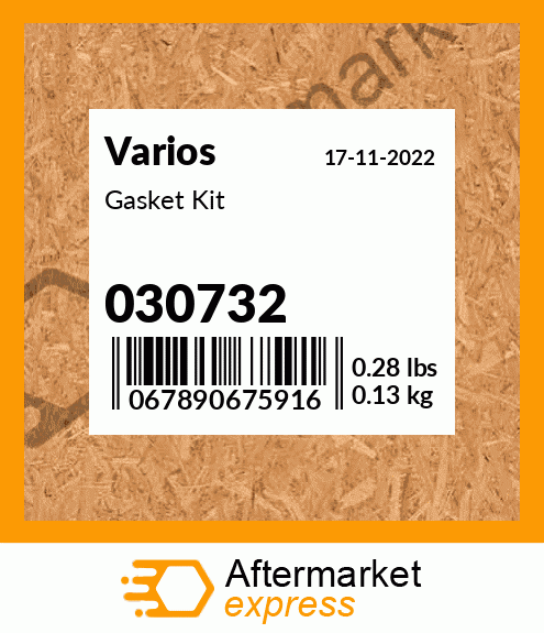 Spare part 030732 + Gasket Kit