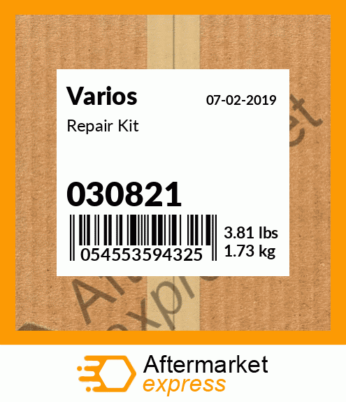 Spare part 030821 + Repair Kit