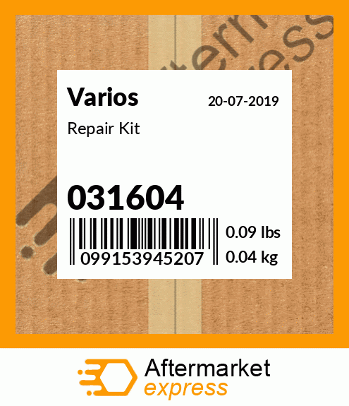 Spare part 031604 + Repair Kit