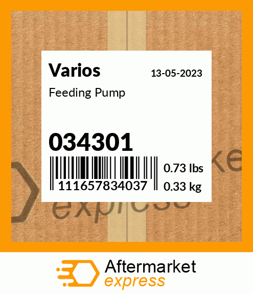 Spare part 034301 + Feeding Pump