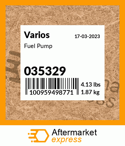 Spare part 035329 + Fuel Pump