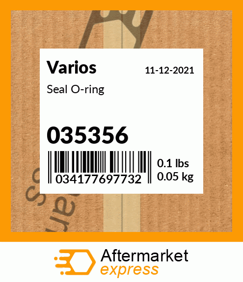 Spare part 035356 + Seal O-ring