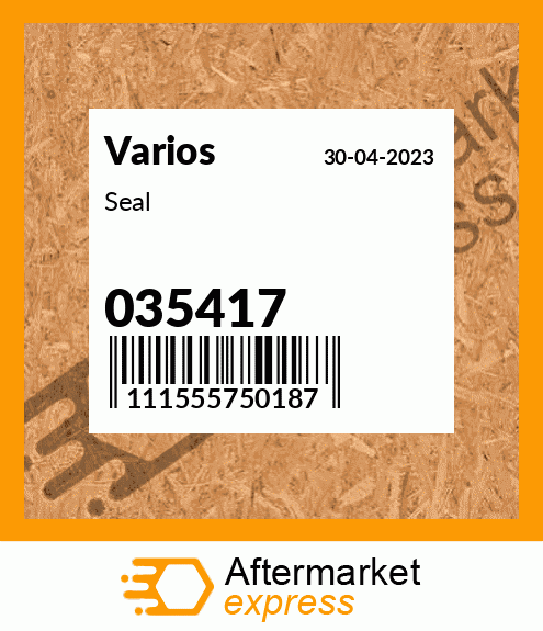 Spare part 035417 + Seal