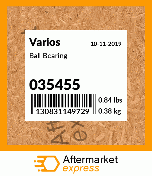 Spare part 035455 + Ball Bearing