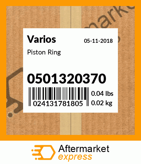 Spare part 0501320370 + Piston Ring