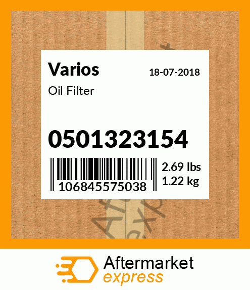 Spare part 0501323154 + Oil Filter