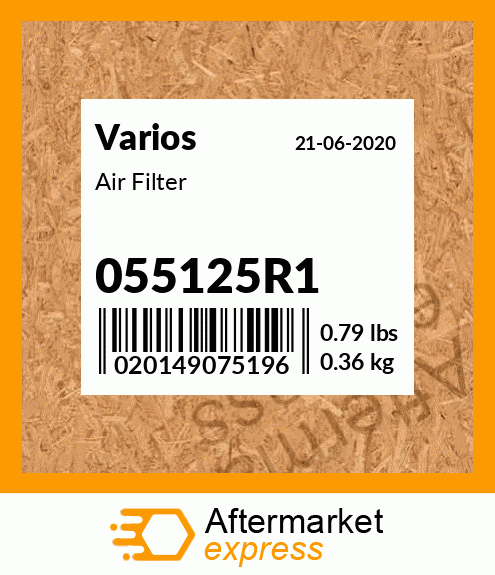 Spare part 055125R1 + Air Filter