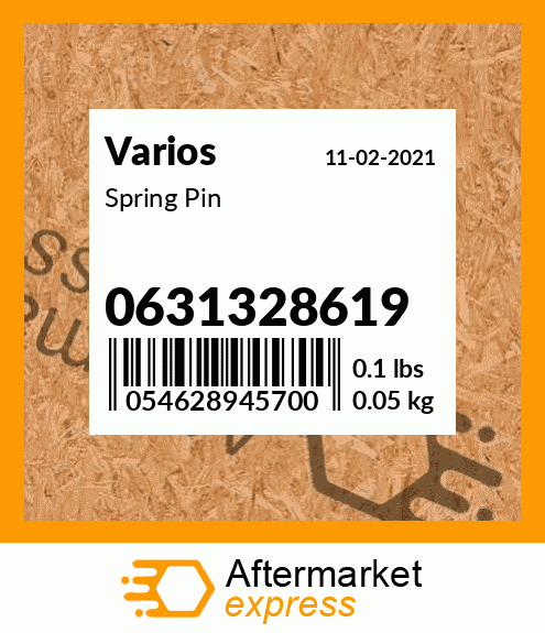 Spare part 0631328619 + Spring Pin