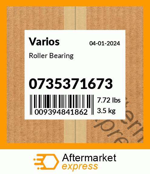 Spare part 0735371673 + Roller Bearing