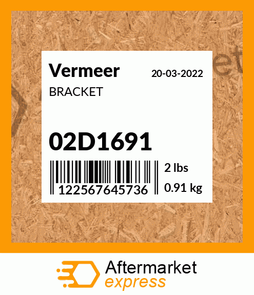 Spare part 02D1691 + BRACKET