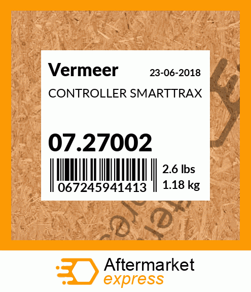 Spare part 07.27002 + CONTROLLER SMARTTRAX