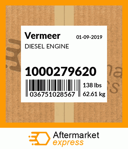 Spare part 1000279620 + DIESEL ENGINE