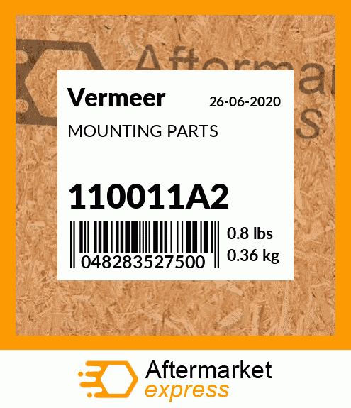 Spare part 110011A2 + MOUNTING PARTS