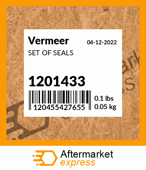 Spare part 1201433 + SET OF SEALS