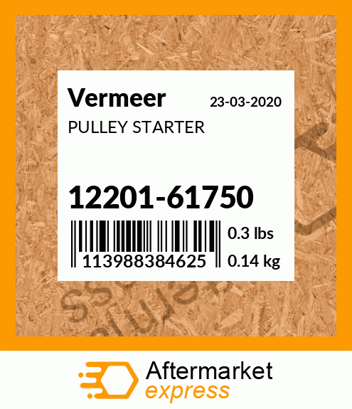 Spare part 12201-61750 + PULLEY STARTER