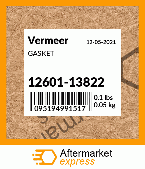 Spare part 12601-13822 + GASKET