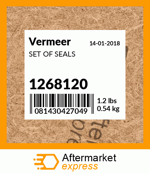 Spare part 1268120 + SET OF SEALS