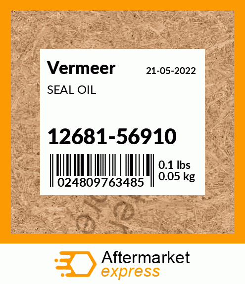 Spare part 12681-56910 + SEAL OIL