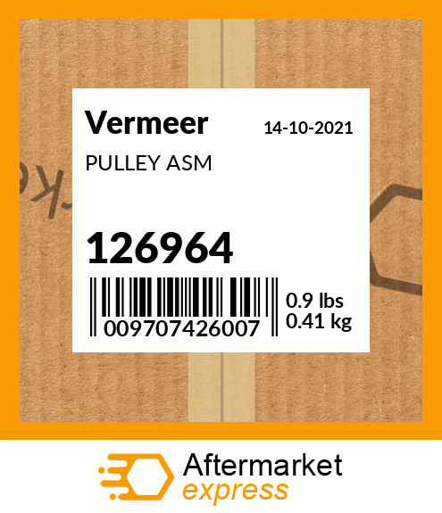 Spare part 126964 + PULLEY ASM