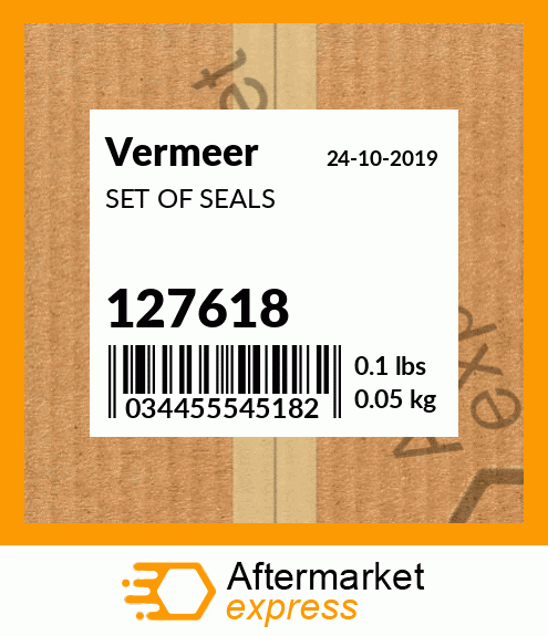 Spare part 127618 + SET OF SEALS