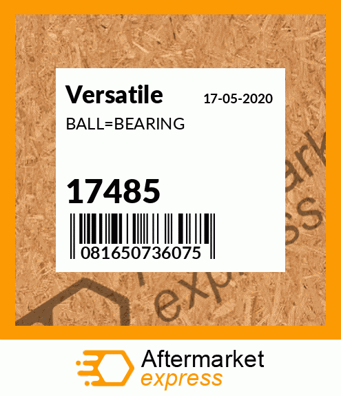 Spare part 17485 + BALL_BEARING