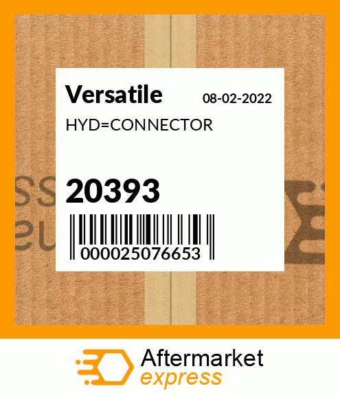 Spare part 20393 + HYD_CONNECTOR