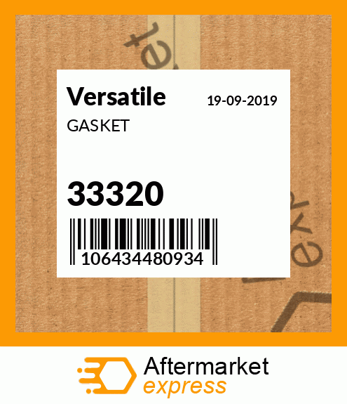 Spare part 33320 + GASKET