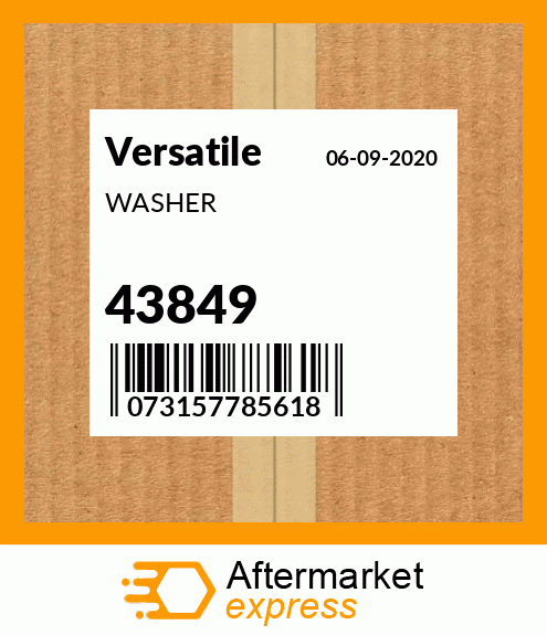 Spare part 43849 + WASHER