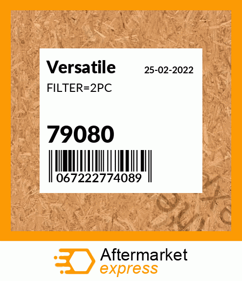 Spare part 79080 + FILTER_2PC