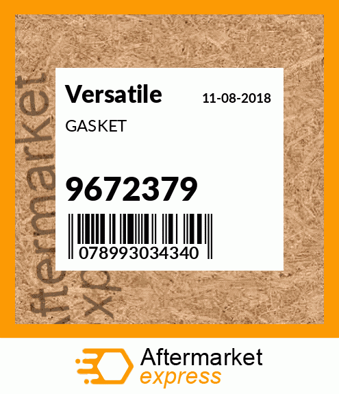 Spare part 9672379 + GASKET