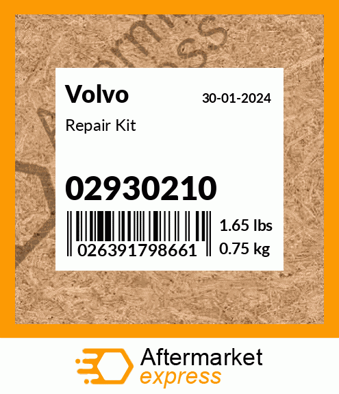 Spare part 02930210 + Repair Kit