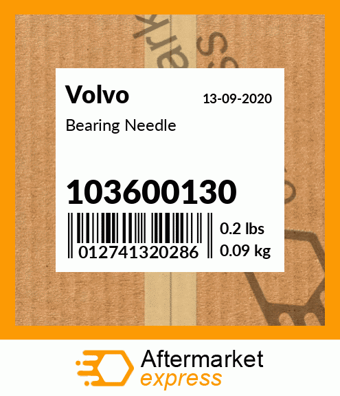 Spare part 103600130 + Bearing Needle