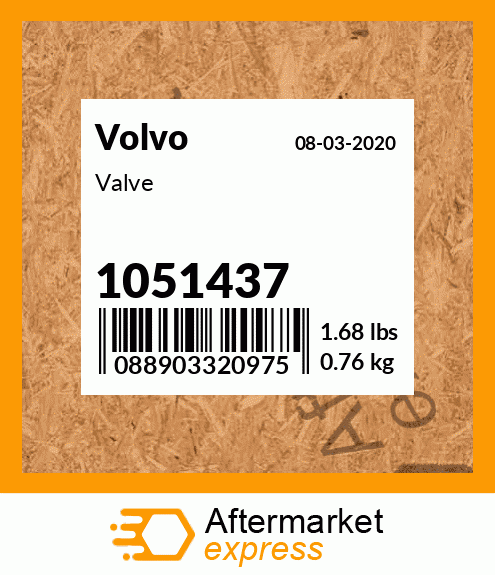 Spare part 1051437 + Valve