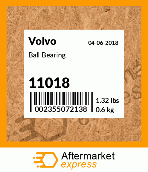 Spare part 11018 + Ball Bearing