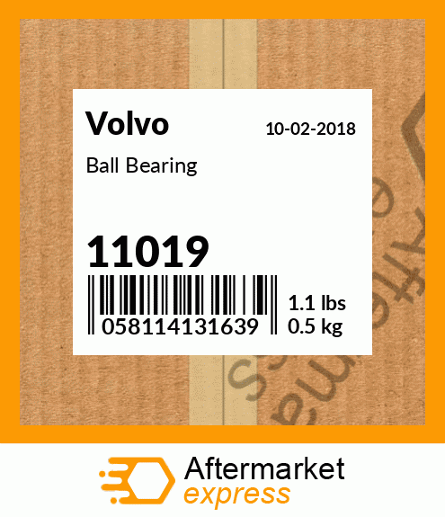 Spare part 11019 + Ball Bearing