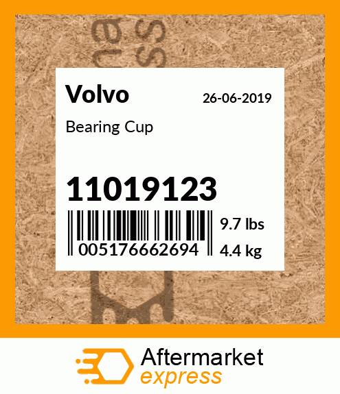 Spare part 11019123 + Bearing Cup