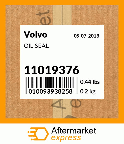 Spare part 11019376 + OIL SEAL