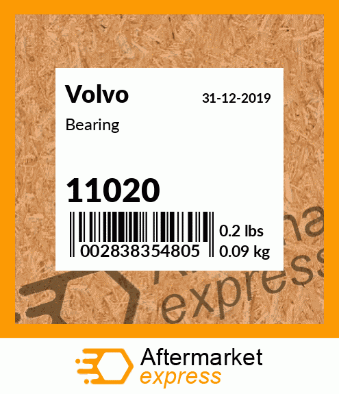 Spare part 11020 + Bearing