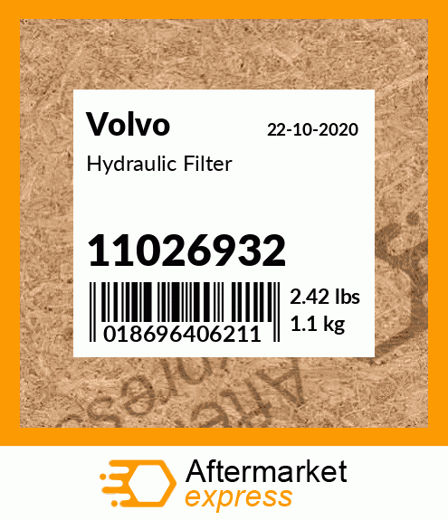 Spare part 11026932 + Hydraulic Filter