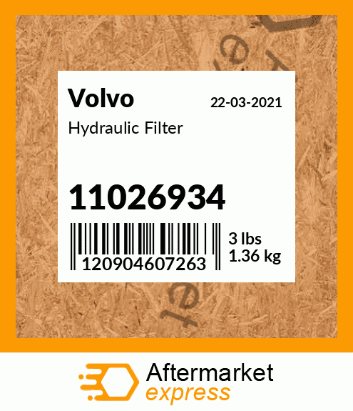 Spare part 11026934 + Hydraulic Filter