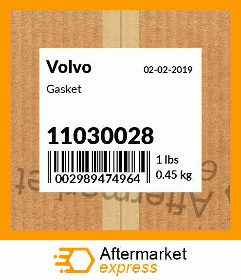 Spare part 11030028 + Gasket