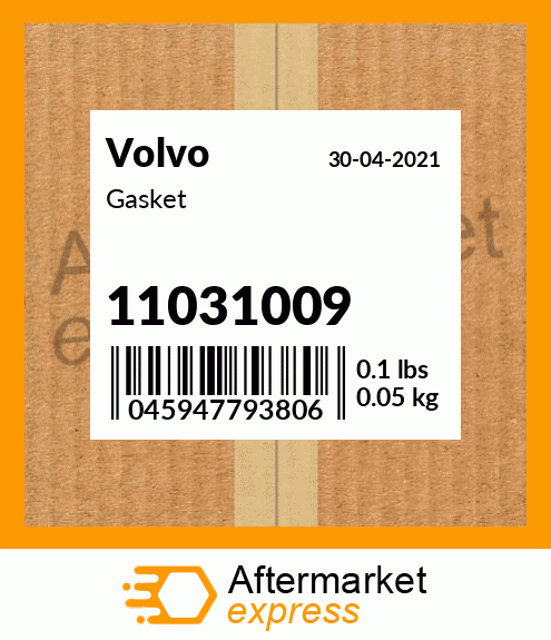 Spare part 11031009 + Gasket