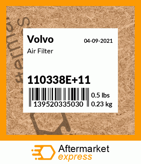 Spare part 110338E+11 + Air Filter