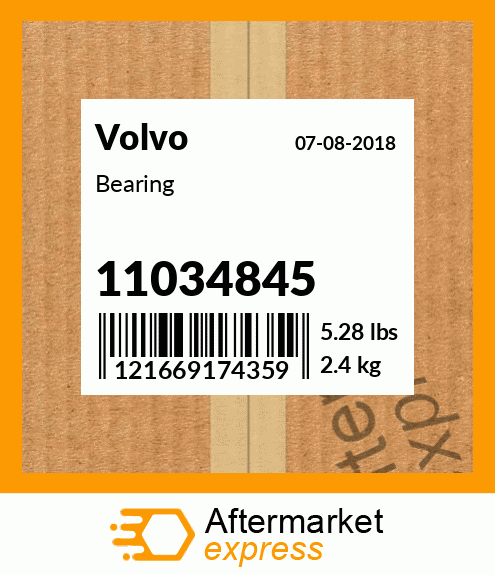 Spare part 11034845 + Bearing