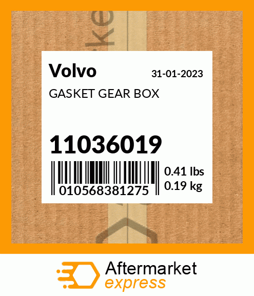 Spare part 11036019 + GASKET GEAR BOX