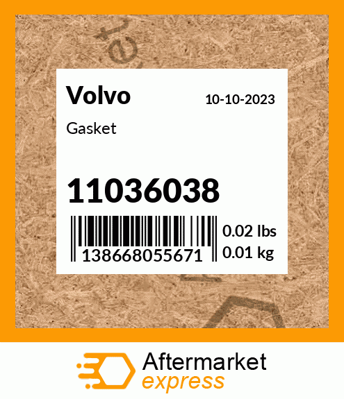 Spare part 11036038 + Gasket